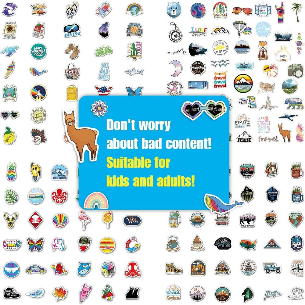 3/$15 - NEW (10 Count) VARIETY PACK OF VINYL STICKERS Waterproof Stickers 2-3 in - Picture 12 of 12